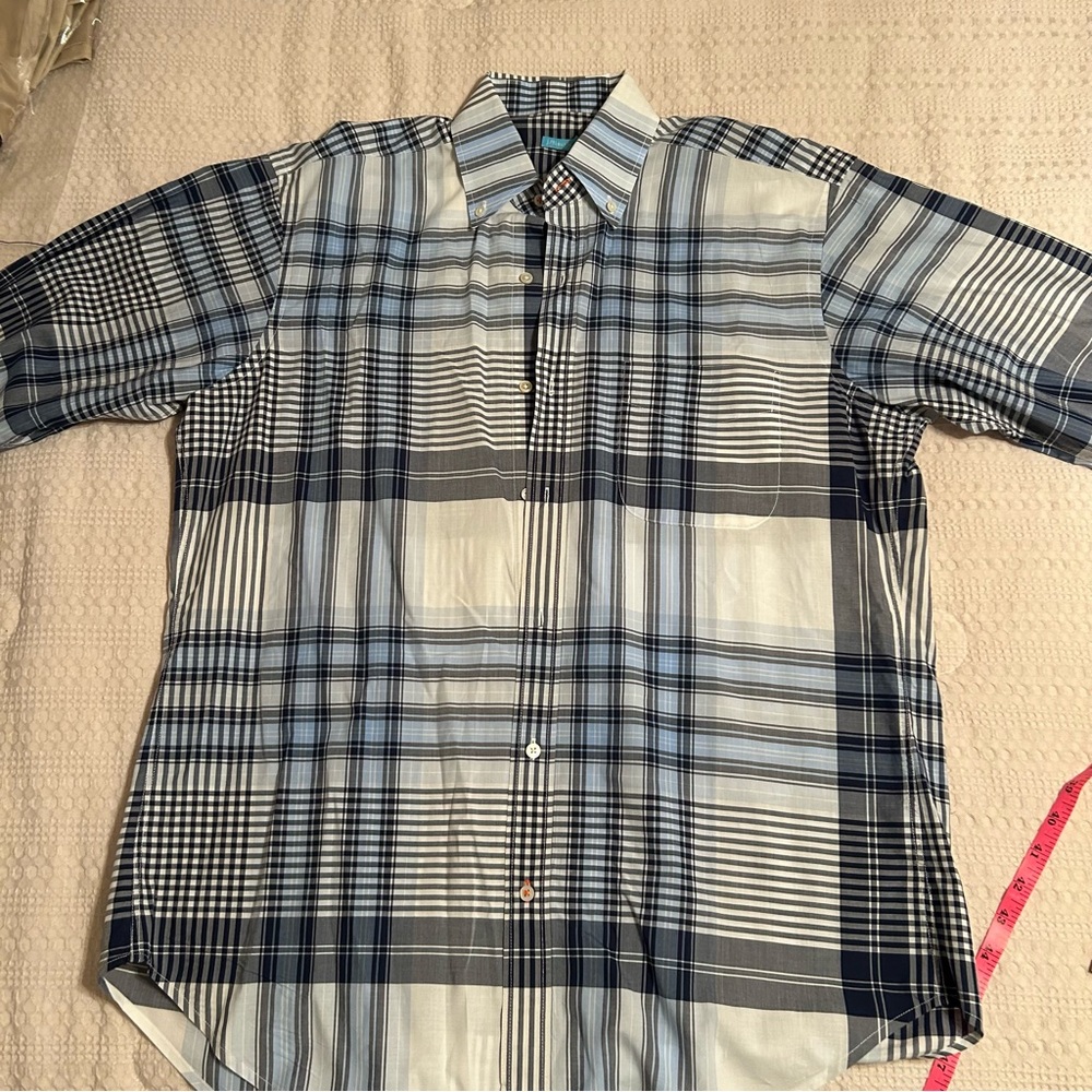 J. McLaughlin PerformanceWear Sz M Business Casual Office 100% Cotton Preppy